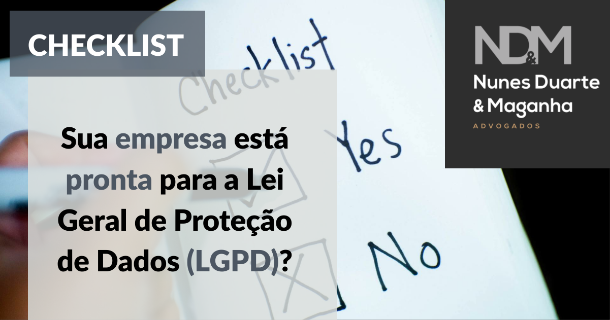 [eBook - Checklist] Sua empresa está pronta para a Lei Geral de Proteção de Dados (LGPD)?