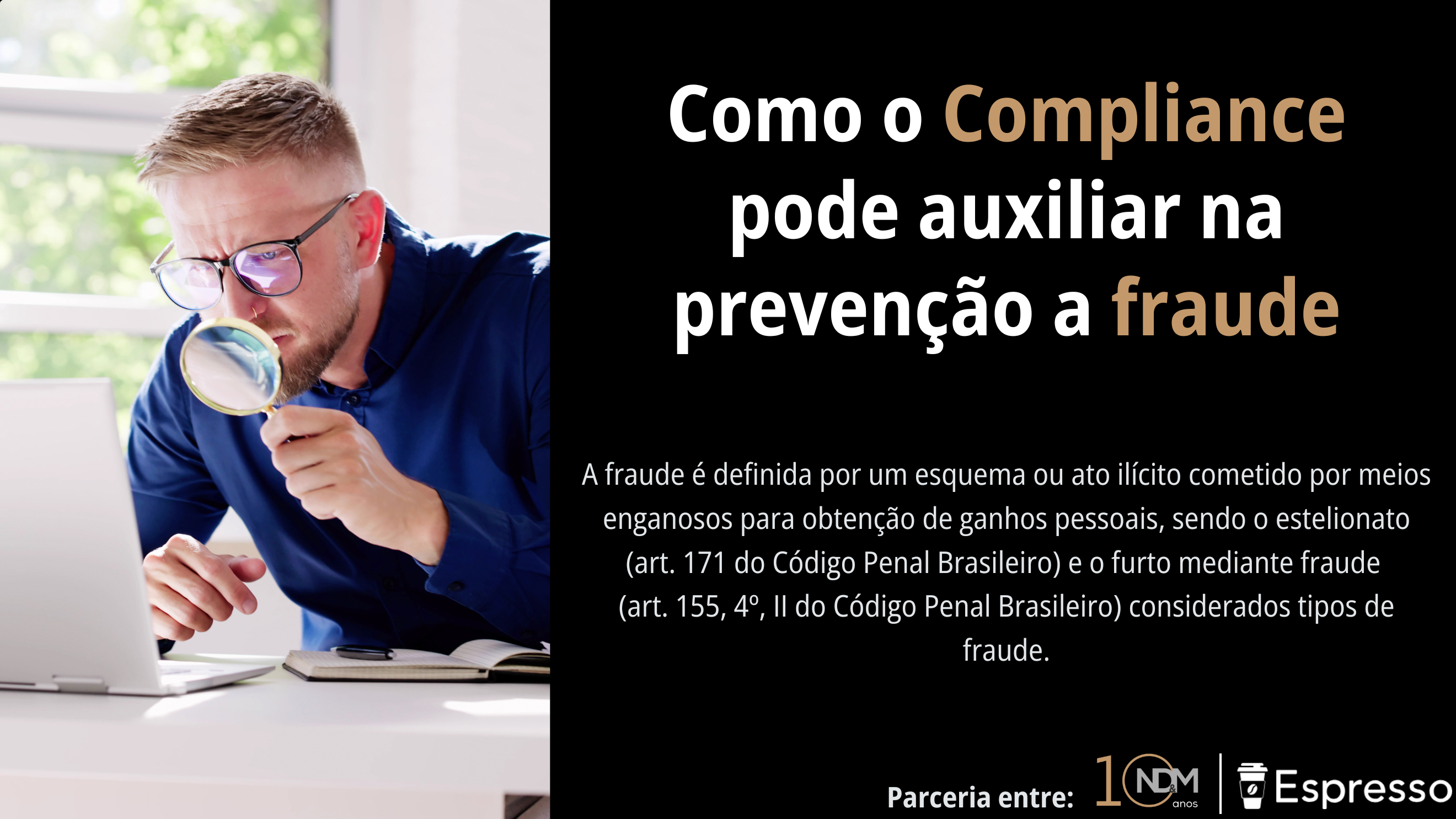 Ebook. Colab NDM & Espresso. Como o Compliance pode auxiliar na prevença a fraude