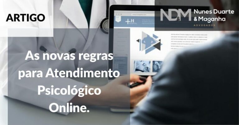 As novas regras para Atendimento Psicológico Online
