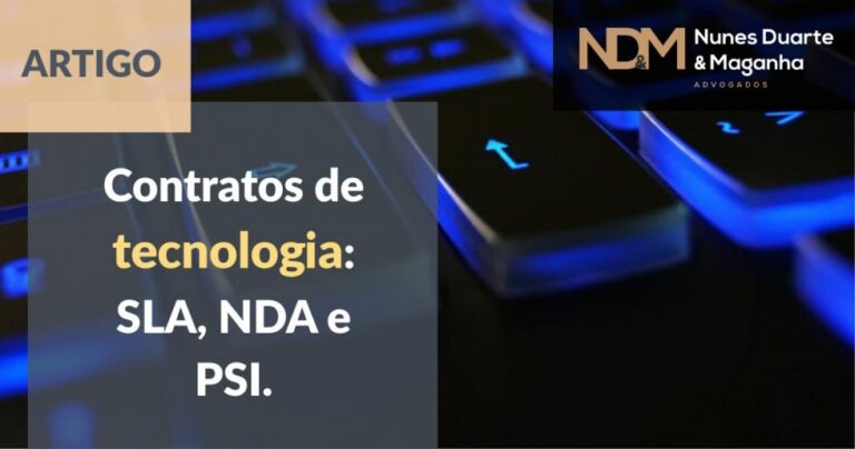 Contratos de tecnologia: SLA, NDA e PSI