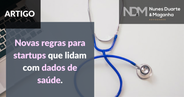 Novas regras para startups que lidam com dados de saúde