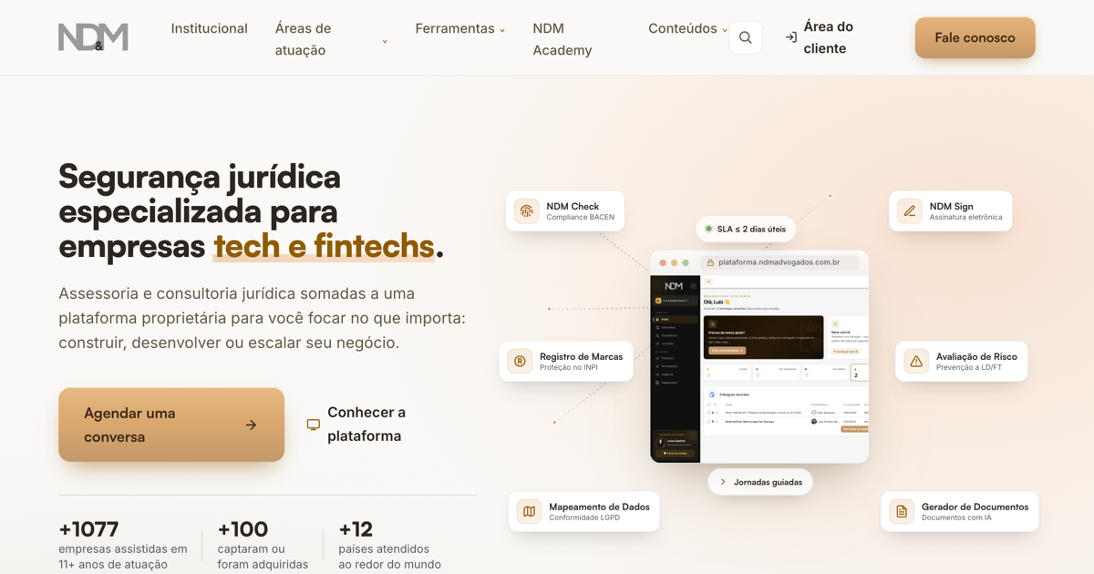 NDM Advogados — Home (compartilhamento)